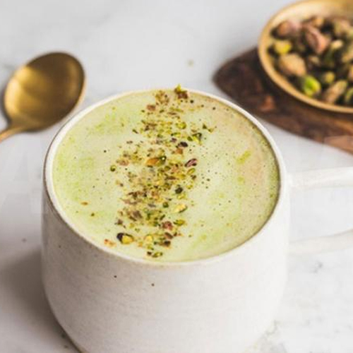 Saffron Pistachio Latte